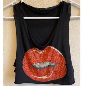 Rock & Rose Classic - Cropped Muscle Tank